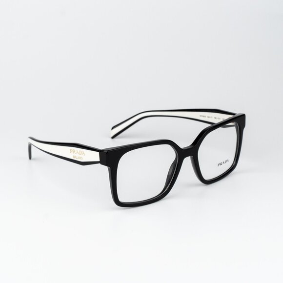 Prada Women Eyeglasses Black Square PRB03V 16K1O1 NEW AUTHENTIC - Picture 4 of 9